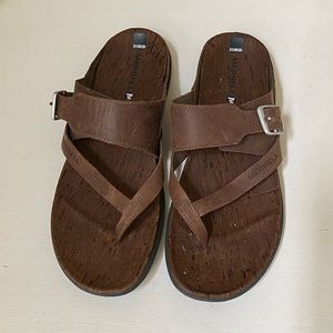 Merrell brown leather women’s sandals
